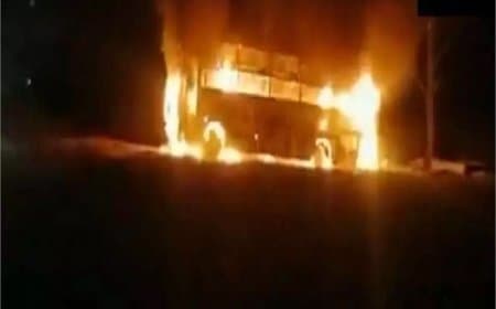 गुजरात... एंबुलेंस बनी आग का गोला... पलभर में चार जिंदगी खाक