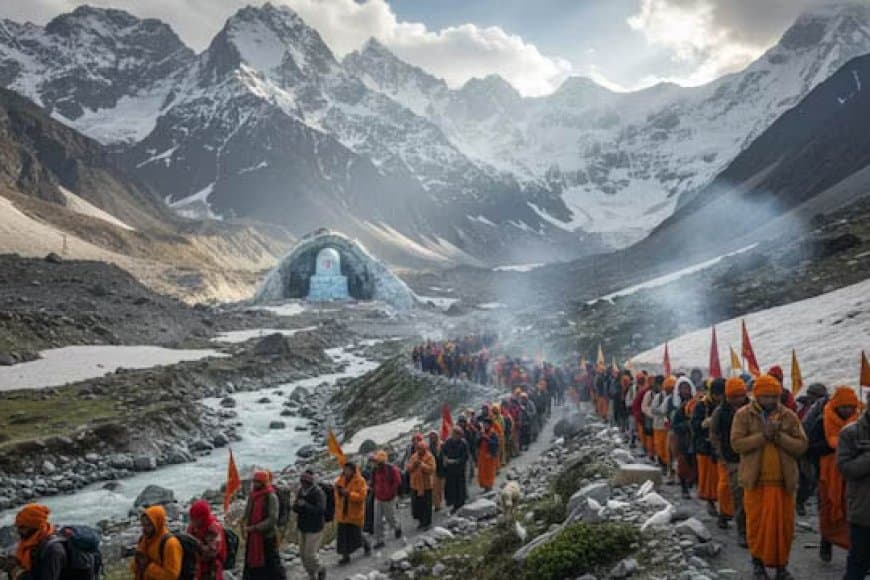 अमरनाथ यात्रा: हर-हर महादेव के जयकारे से गूंज रही घाटी... पांच दिन में 1.13 लाख लोगों ने किए दर्शन