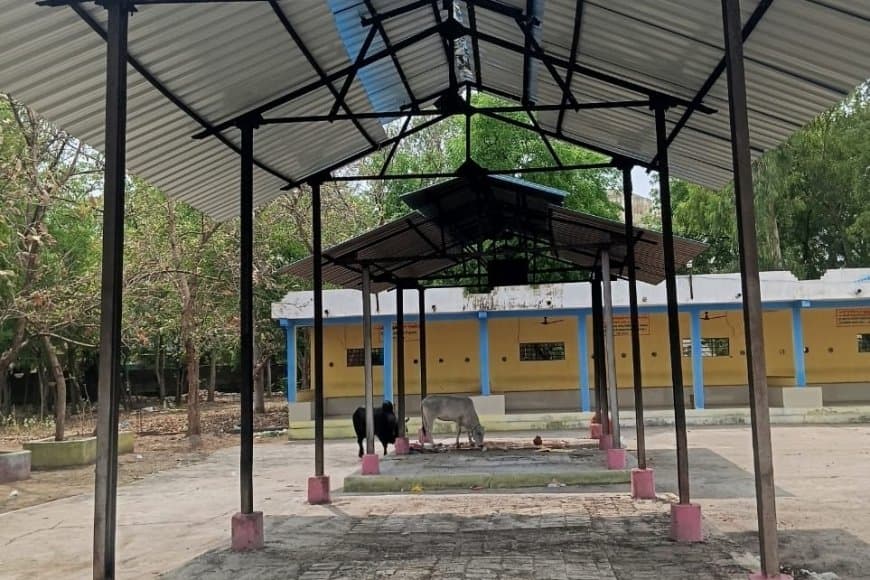 मुक्तिधाम में कम्प्लीट हुआ टीन शैड, नपा अध्यक्ष का माना आभार