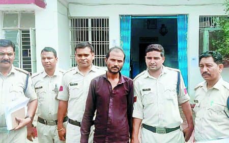 मझगवां के जंगल में पकड़ा गया भांजे का कातिल मामा