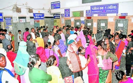 पांच दिन में 7 हजार से ज्यादा मरीजों ने कराया जिला अस्पताल में इलाज