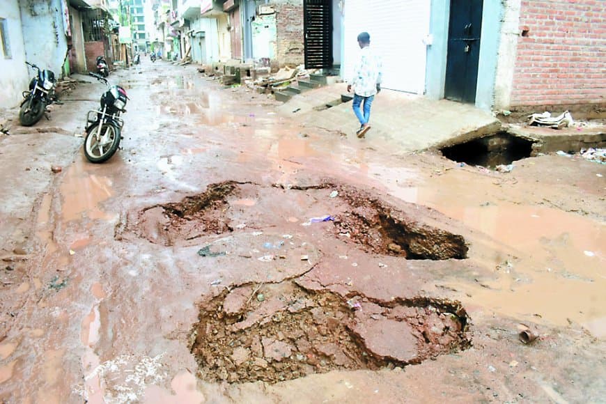 26.7 मिमी वर्षा में ही स्मार्ट सिटी सतना का हाल-बेहाल