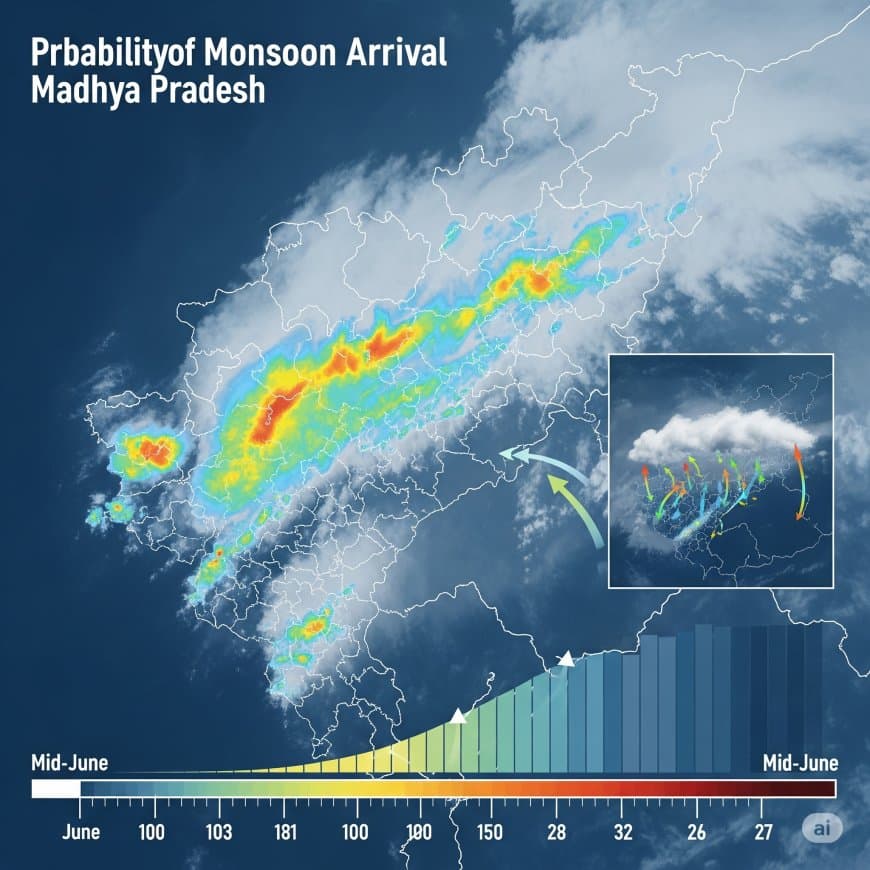 MP: सूबे में 15 जून को दस्तक देगा मानसून... फिलहाल भीषण गर्मी 