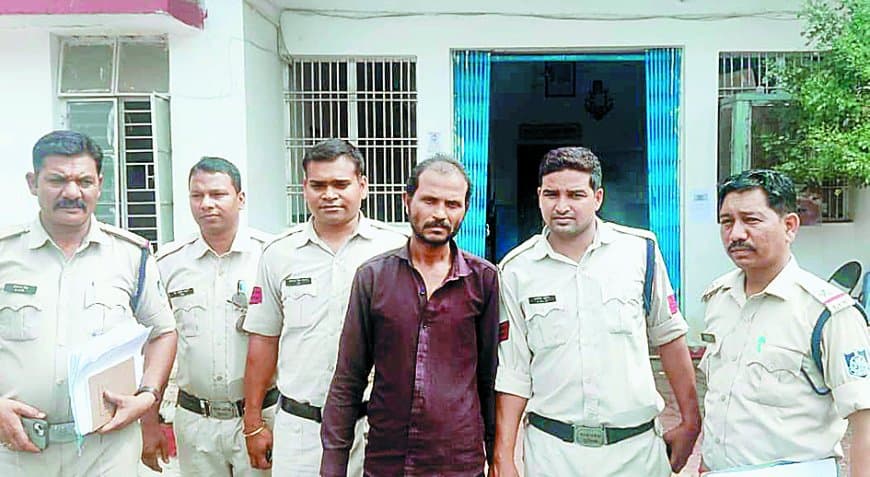 मझगवां के जंगल में पकड़ा गया भांजे का कातिल मामा