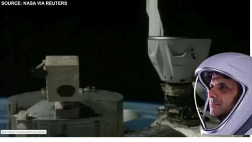 भारतीय एस्ट्रोनॉट शुभांशु शुक्ला ISS पर पहुंचे: अंतरिक्ष में रचा इतिहास