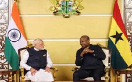 पीएम मोदी ने घाना के राष्ट्रपति-स्पीकर को दिए खास तोहफे
