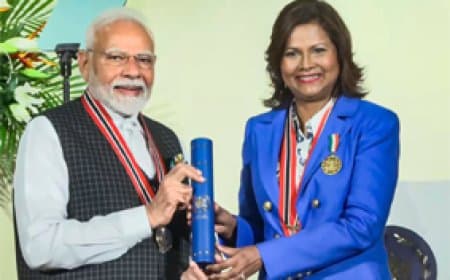 पीएम मोदी को त्रिनिदाद-टोबैगो का सर्वोच्च नागरिक सम्मान मिला  