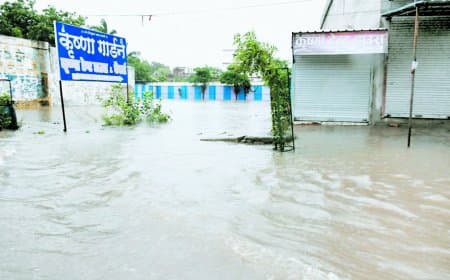 बाढ़ रिटर्न: उफनाए नदी-नाले, मोहल्ले जलमग्न, नाले में बह गया मासूम