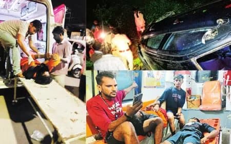 ग्वालियर में कार ने कांवड़ियों को रौंदा, चार ने तोड़ा दम