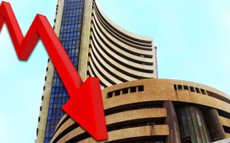 शेयर बाजार... सेंसेक्स और निफ्टी दोनों में आई गिरावट