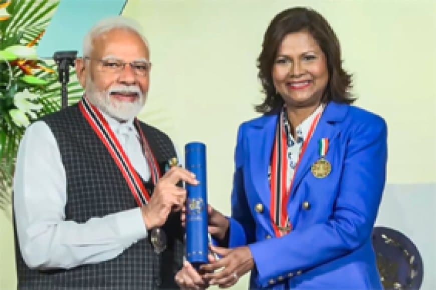 पीएम मोदी को त्रिनिदाद-टोबैगो का सर्वोच्च नागरिक सम्मान मिला  
