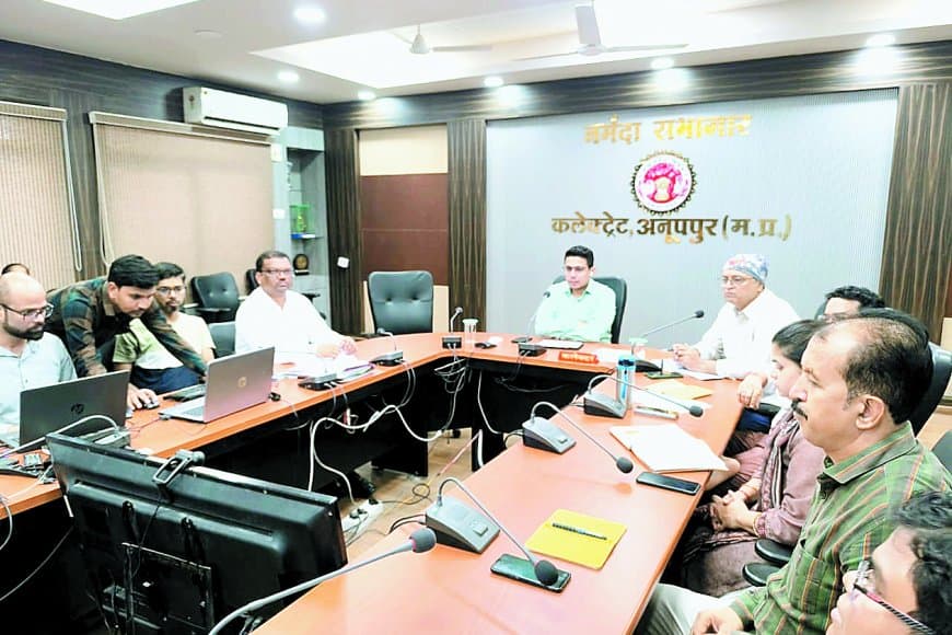राजस्व प्रकरणों का शीघ्र एवं प्रभावी निराकरण करें अधिकारी: कलेक्टर हर्षल पंचोली
