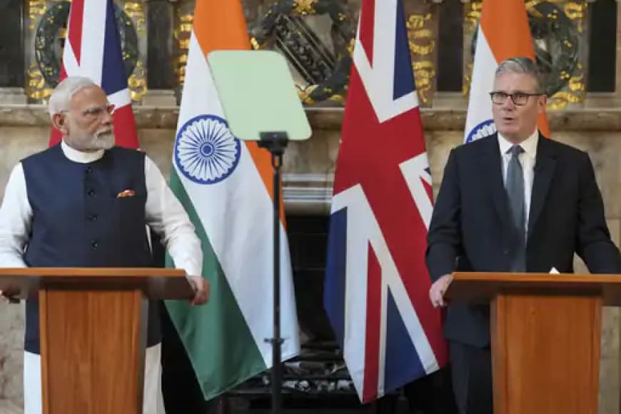 भारत-ब्रिटेन FTA हुआ साइन: 99% भारतीय निर्यात पर टैरिफ घटेगा