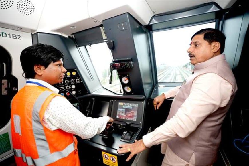 अक्टूबर से शुरू होगा भोपालियों का मेट्रो में सफर.. ट्राइल रन का अनुभव लिया सीएम ने