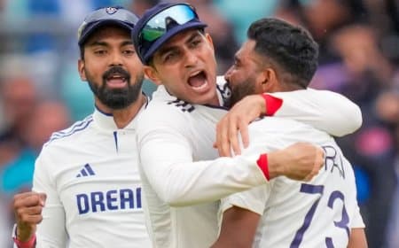 ओवल टेस्ट : रोमांचक मुकाबले में छह रन से जीता भारत, 2-2 की बराबरी पर खत्म हुई सीरीज