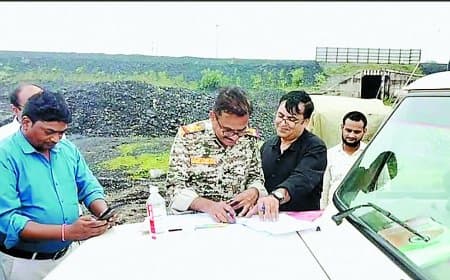 गोंदवाली रेलवे साइडिंग में खनिज विभाग का छापा – 11,400 मीट्रिक टन कोयले का रहस्यमय भंडारण, दस्तावेज नदारद, पुलिस पर लीपापोती के आरोप