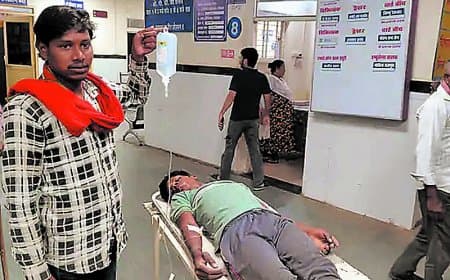 करंट लगने से दो मजदूरों की मौत:दो घायल;