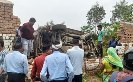 अनूपपुर... रफ्तार बनी काल... स्कॉर्पियो ने बाइक को मारी टक्कर... पांच की मौत