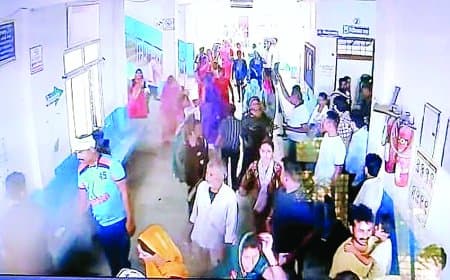 कोठी अस्पताल में ऑक्सीजन सिलेंडर से निकली तेज आवाज से मची अफरा-तफरी, एक्स-रे मशीन 2 साल से बंद, मरीजों को मिल रही अधूरी सुविधाएं!