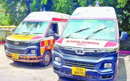 जिला अस्पताल में हंगामा : जननी एक्सप्रेस के शीशे तोड़े, चालकों से हाथापाई — परिजनों की दबंगई से इमरजेंसी सेवा बाधित