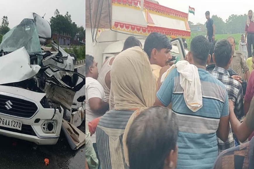 यूपी के मैनपुरी में हादसा... पांच लोगों की मौत