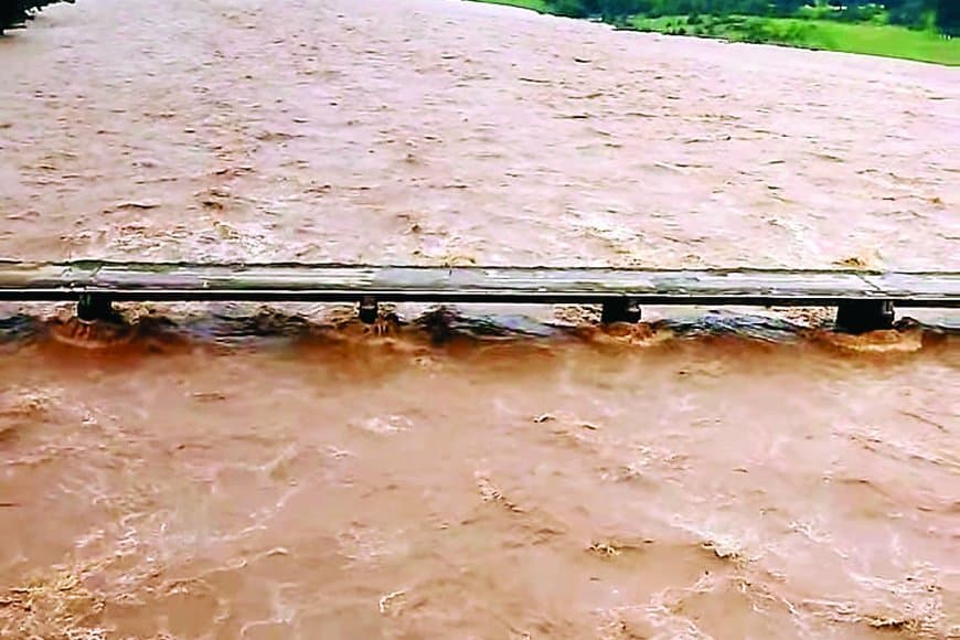 उफनाई सोन नदी: बाणसागर डैम के 3 गेट खुले, कई गांवों में बाढ़ का खतरा, प्रशासन अलर्ट पर