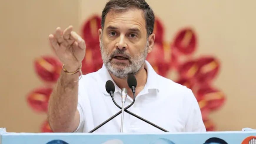 कांग्रेस सांसद राहुल गांधी ।