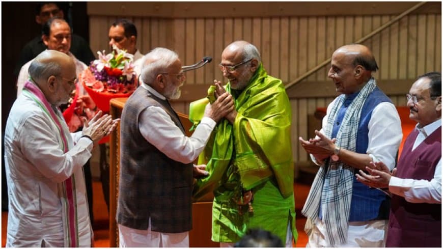 पीएम का आह्वान- राधाकृष्णन के जीवन में कोई विवाद नहीं, कोई भ्रष्टाचार नहीं, कोई दाग नहीं, सर्वसम्मति से करें समर्थन