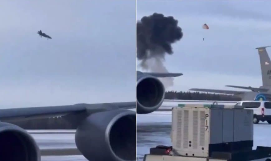 अमेरिकी वायु सेना का एफ-35 फाइटर जेट क्रैश... पायलट सुरक्षित