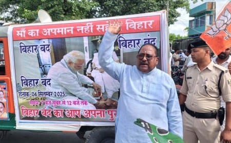 पीएम को गाली पर बिहार बंद... हाइवे जाम... पटना में जज की गाड़ी को रोका... एंबुलेंस को दिया रास्ता