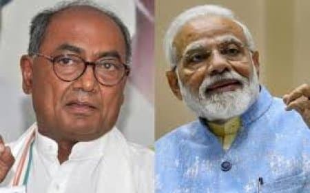 दिग्विजय सिंह ने पीएम मोदी को घेरा: 'गालियां नहीं, देश की वास्तविक समस्याएं बेरोजगारी और संविधान पर खतरा'