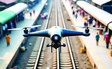 भीड़ प्रबंधन और सुरक्षा के लिए रेलवे का नया कदम: सतना, मैहर और रीवा स्टेशनों पर उड़ेंगे सर्विलांस ड्रोन कैमरे