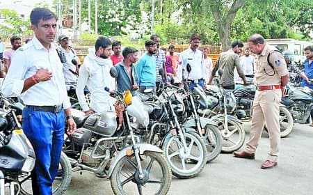 सिंगरौली यातायात पुलिस का विशेष अभियान: 1109 वाहनों पर कार्रवाई, 6 लाख से अधिक जुर्माना वसूला