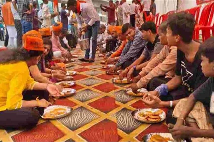 भोपाल में 'भारतीय गढ़ वार्ता पार्टी' का अनोखा विरोध: ट्रंप की 'तेरहवीं'की