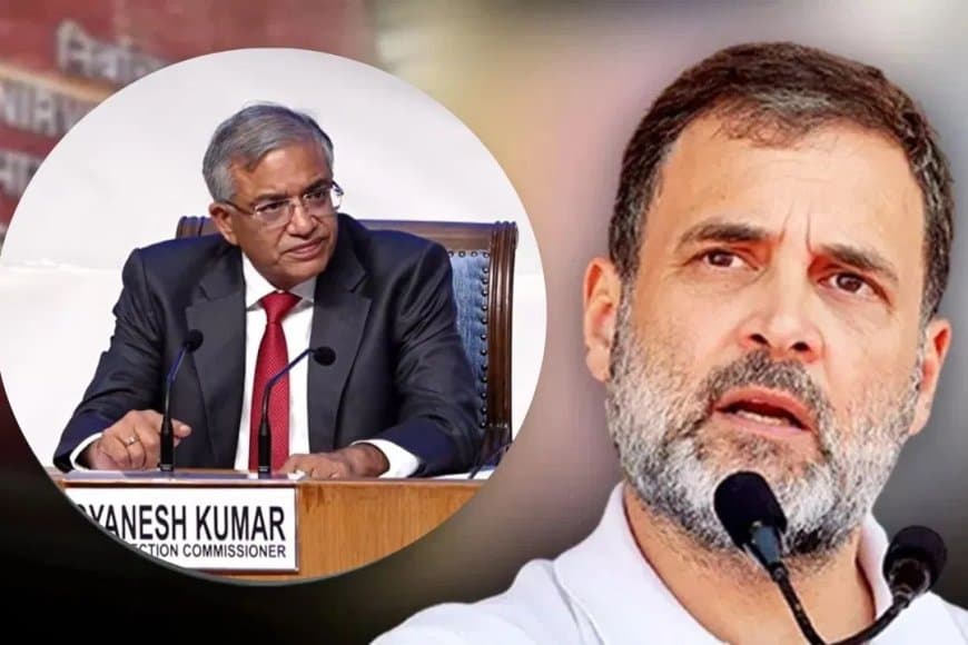 राहुल बोले- चुनाव आयुक्त चोरी करवा रहे वोट... आयोग ने कहा- आरोप आधारहीन