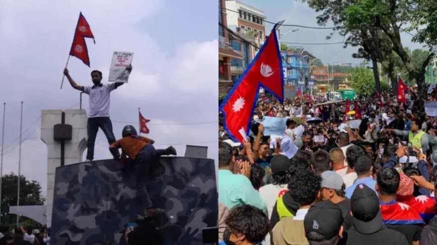 नेपाल में बवाल... प्रदर्शनकारियों ने संसद पर बोला धावा... पुलिस ने मारी गोली...  लगा कर्फ्यू
