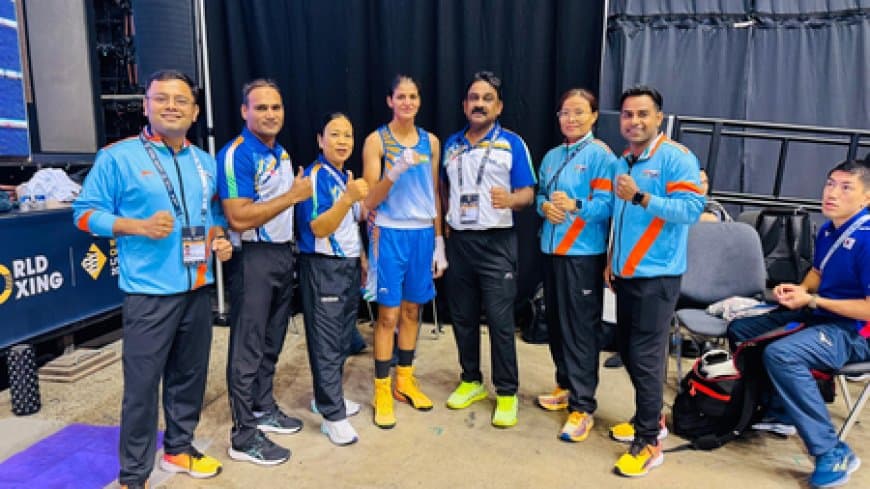 विश्व मुक्केबाजी चैंपियनशिप : पूजा रानी, ​​जैस्मीन लाम्बोरिया ने भारत के लिए दो और पदक पक्के किए