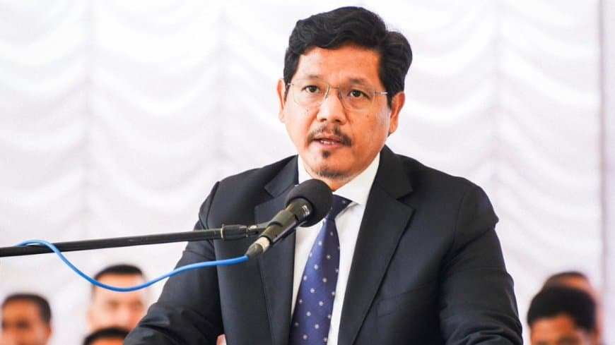 मुख्यमंत्री कोनराड के. संगमा।