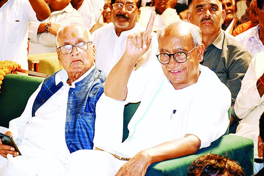 कभी विंध्य की राजनीति में धूम मचाने वाली ‘श्रीयुत-दिग्गी’ जोड़ी फिर बनी यादों का कारवां, रीवा में उमड़ा कांग्रेस कार्यकर्ताओं का सैलाब