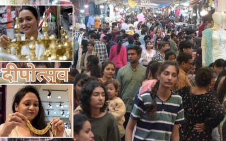 दीपोत्सव की शुरुआत, राजधानी में शुभ खरीदी की धूम; बाजारों में उमड़ी ग्राहकों की भीड़