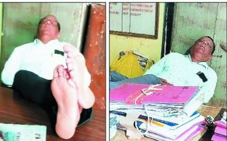 सतना का पीएम श्री विद्यालय बना विश्रामगृह: प्राचार्य और स्टाफ की नींद में लिपटी तस्वीरें वायरल, शिक्षा विभाग ‘कुम्भकर्णी नींद’ में – कार्रवाई की मांग तेज