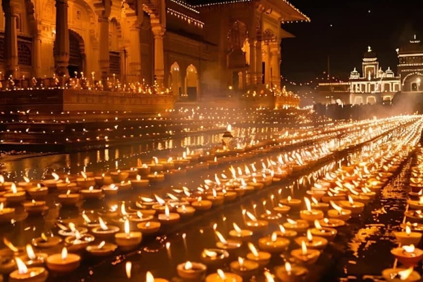 दीपोत्सव... श्रीराम पथ गमन क्षेत्र 3,51,111 दीपों से होगा रोशन