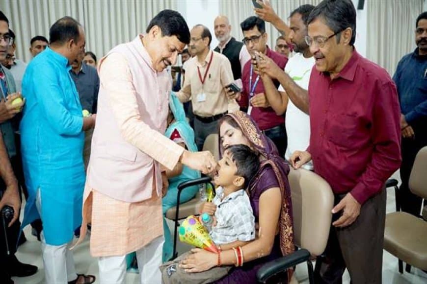 MP पल्स पोलियो अभियान 2025 शुरू: CM डॉ. मोहन यादव ने 18 जिलों में किया शुभारंभ, 39 लाख बच्चों का लक्ष्य