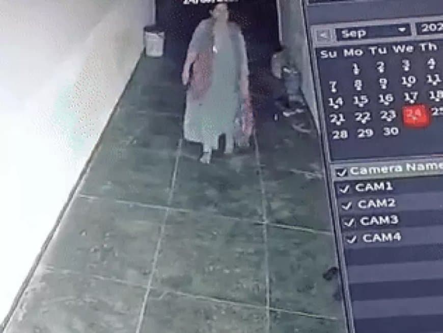 सीसीटीवी फुटैज