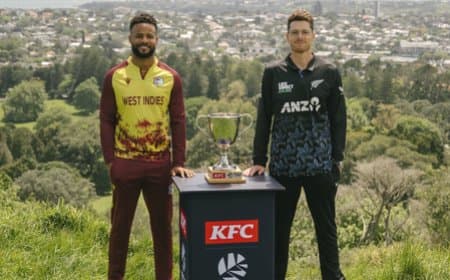 टी20 सीरीज: सेंटनर का अकेला प्रयास असफल, रोमांचक मैच में वेस्टइंडीज ने न्यूजीलैंड को हराया  