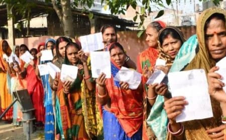 बिहार चुनाव...पटना में सबसे कम मतदान... अब तक  44.48 फीसदी वोटिंग