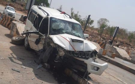 इंदौर...स्कॉर्पियो ने  मेडिकल के छात्रों को मारी टक्कर, दो की मौत