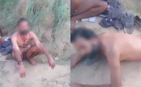 ग्वालियर में गुंडागर्दी का वायरल वीडियो: रेत विवाद में आदतन अपराधी ने दो लोगों को बेल्ट से पीटा