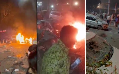 दिल्ली: लाल किला मेट्रो स्टेशन के पास इको वैन में भीषण धमाका, 8 से अधिक की मौत; पूरी दिल्ली में हाई अलर्ट