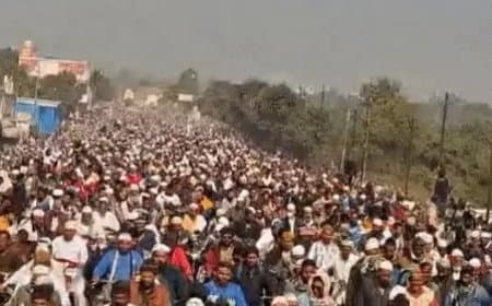 भोपाल इज्तिमा 2025: मौलाना साद की दुआ के साथ समापन, 12 लाख जायरीन की वापसी पर कड़ी सुरक्षा व्यवस्था